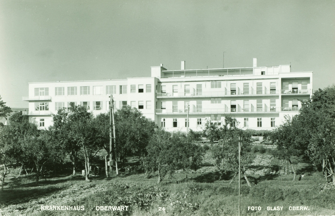 Krankenhaus (Spitalgasse / heute Dr.-Emmerich-Gyenge-Platz): SW - Ansicht
