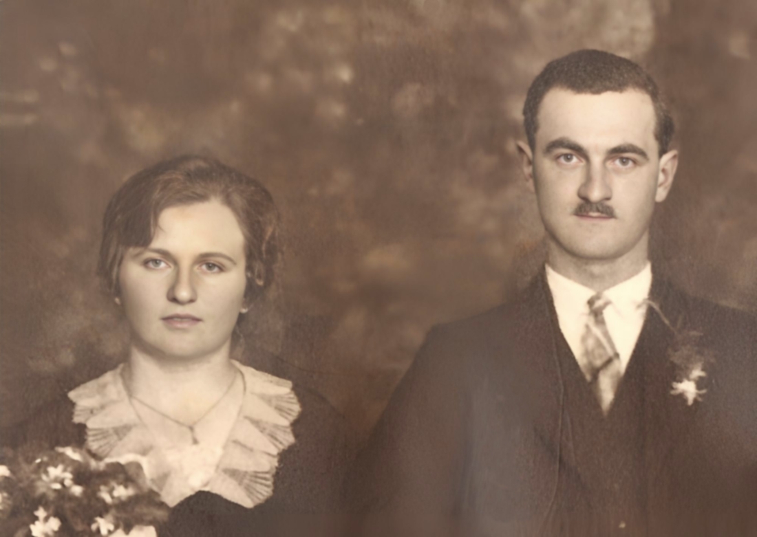 Christine Guger (verh. Mirtl, *1907/+1962) und Michael Mirtl (*1905/+1976) - St. Martin 32 / Oberwarter Straße 39