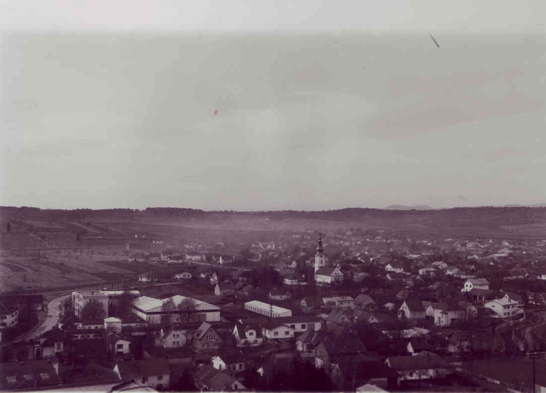 Blick vom Hochhaus in Richtung Westen