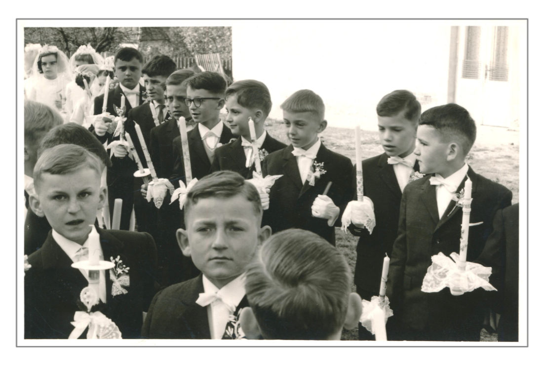 Röm. kath. Pfarre: Hl. Erstkommunion 1964 (Gaal/Fasching/Heigl/Riemer/Weinhofer/Eigenbauer/Drobits/Seper/Pal)