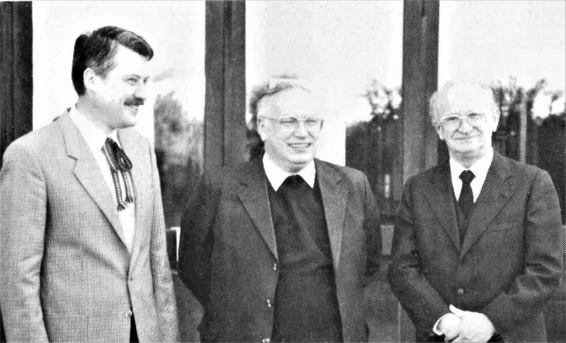 Die drei oberwarter Pfarrer: Kisza, Schwarz und Gyenge;