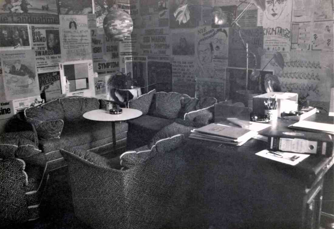 Das Büro des Jugendhauses - später OHO (Lisztgasse 12)