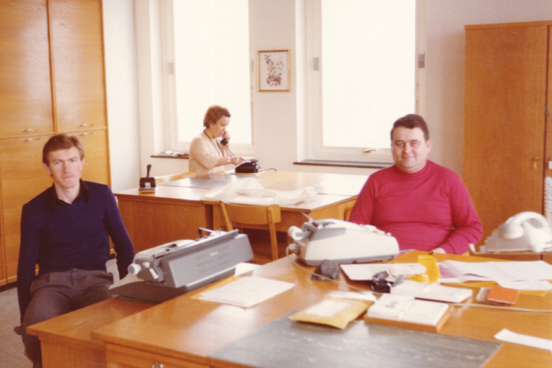 Büro-Mitarbeiter der Bewag Gamauf/Strauss/Einfalt