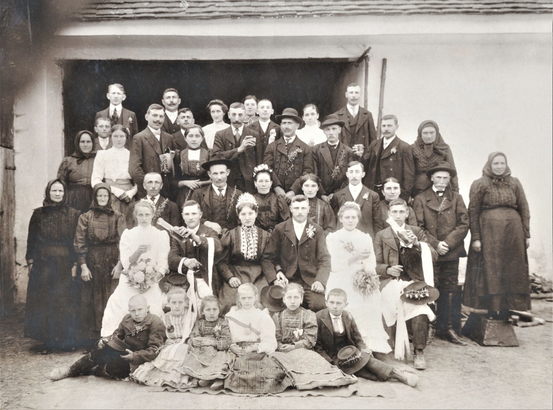 Hochzeit Ezster Seper (*1985/+1983) und Sandor Böcskör (*1888/+1957)
