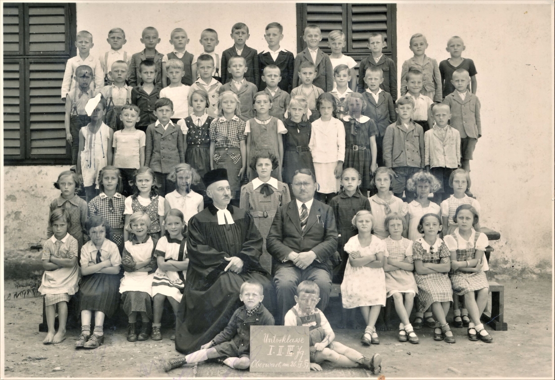 Klassen der evang. Schule AB (Geistlinger [auch Geisztlinger]/Mühl)