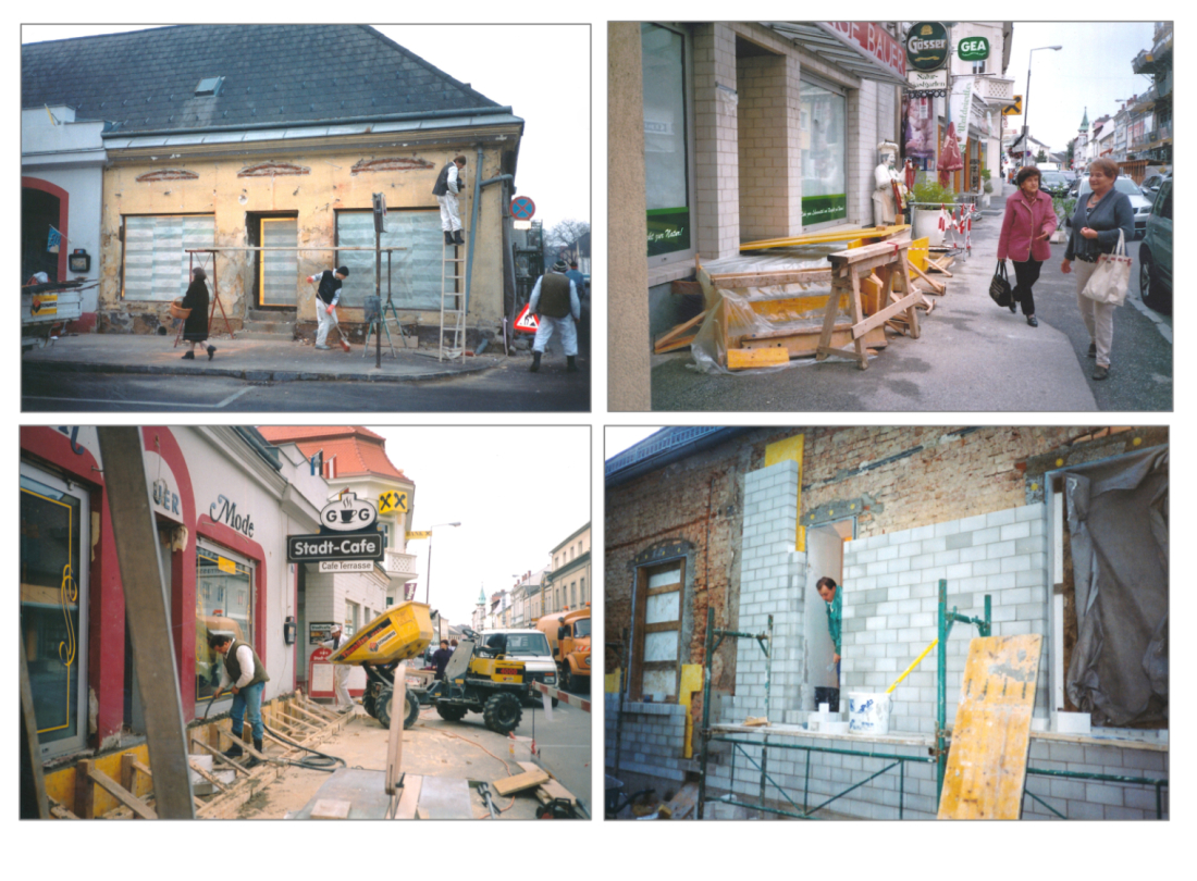 Umbauarbeiten am Gebäude OW 154 / Wienerstraße 3 durch die Fa. Textil Bauer