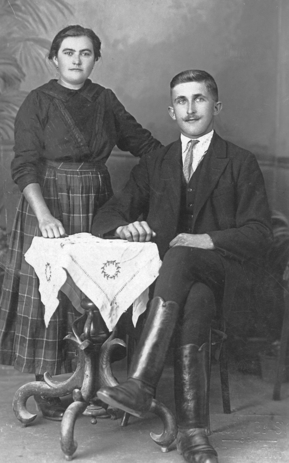 Ludwig Fülöp (*1907 / +1991) und Julianna Fülöp (geb. Böcskör, *1905 / +1971)  - Portrait