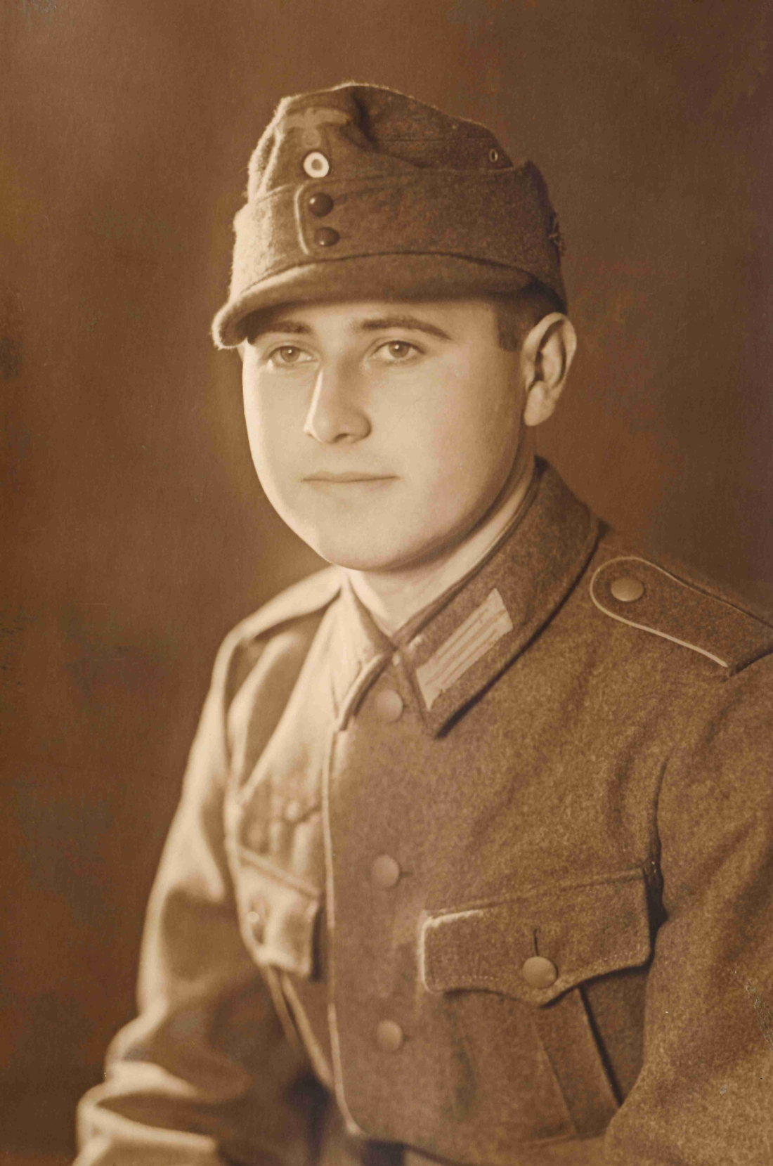 Julius Kurz (*1922/+1993) als Soldat der Deut. Wehrmacht (Portrait)