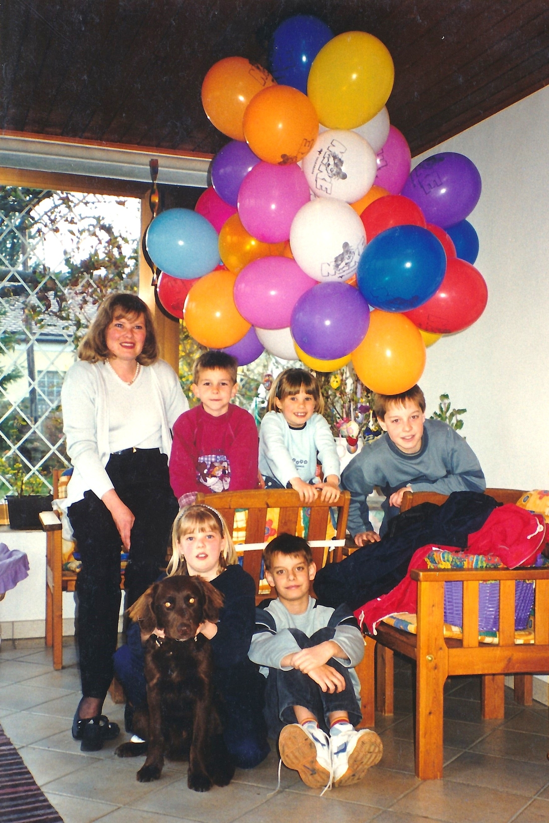 Geburtstagsfeier - die Anzahl der Luftballons sagt alles (Traxler/Herklotz)