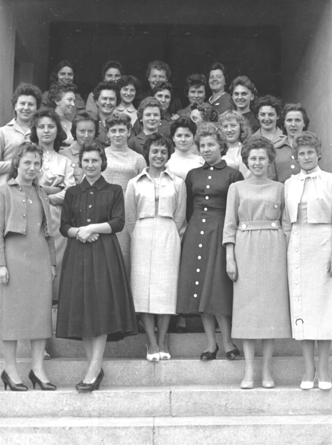 HBLA / Frauenberufsschule: Klasse der Landesfachschule im Schuljahr 1956/57