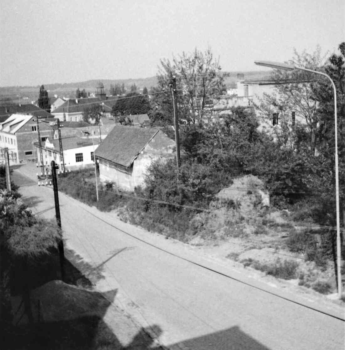Blick von Haus Schlainingerstraße 18 gegen die Stadtmitte