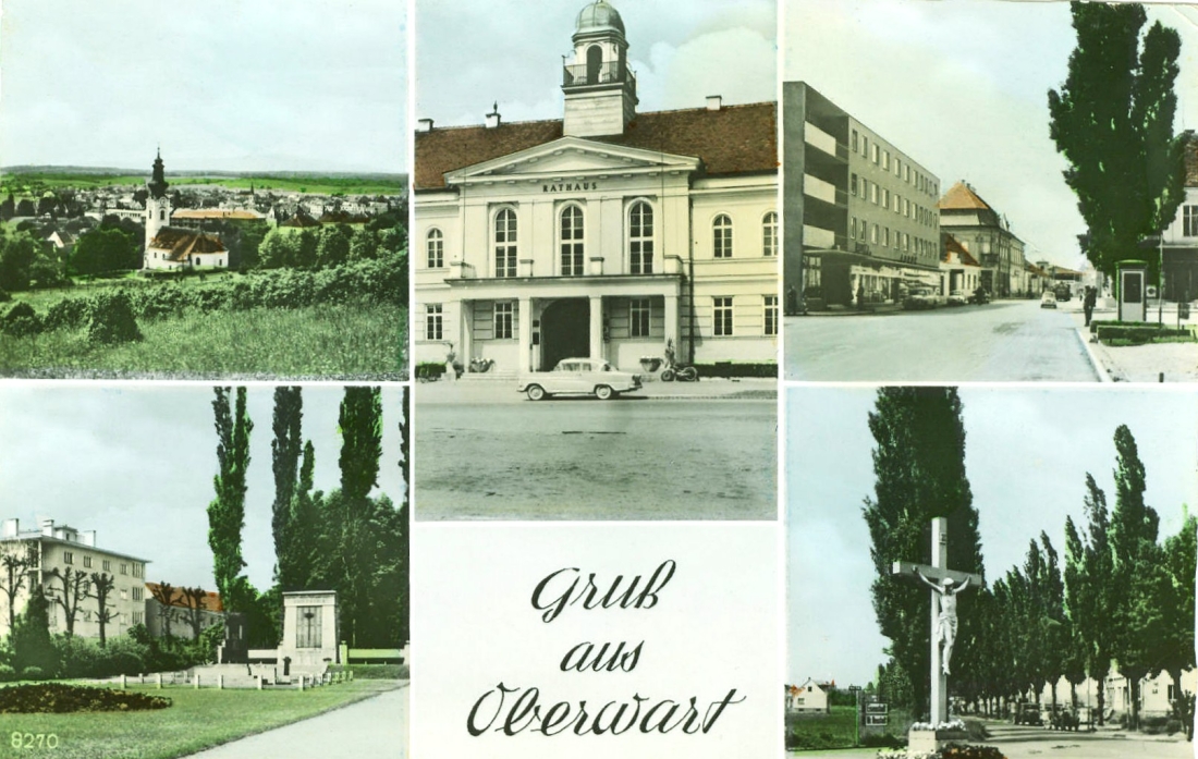 Ansichtskarte: Gruß aus Oberwart - mit 5 Ansichten