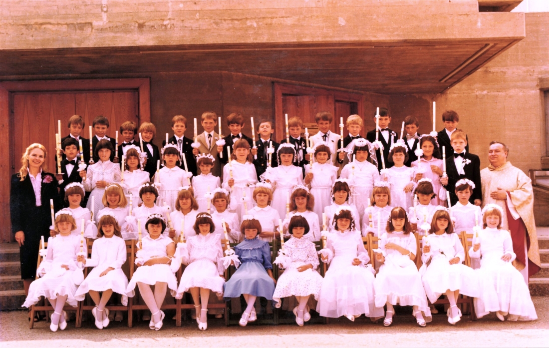 Röm. kath. Pfarre: Hl. Erstkommunion  1982 (Steszgal/Schwarz)