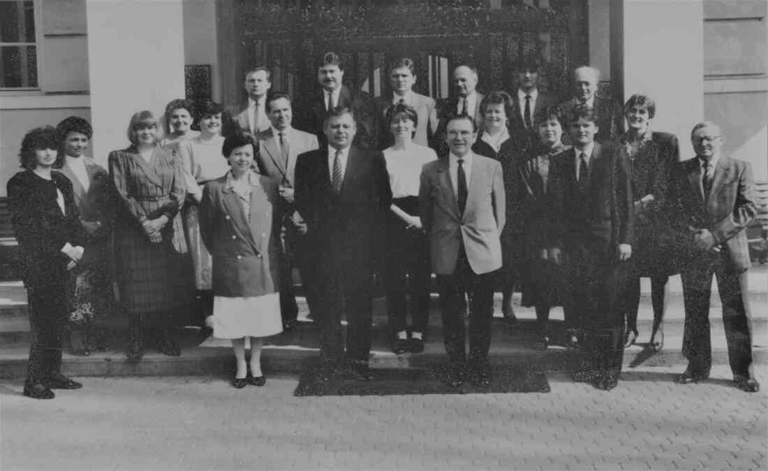 Die Mitarbeiter der Stadtgemeinde im Rathaus