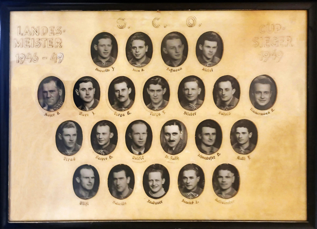 Fußball: SC- Oberwart - Mannschaftstafel 1949