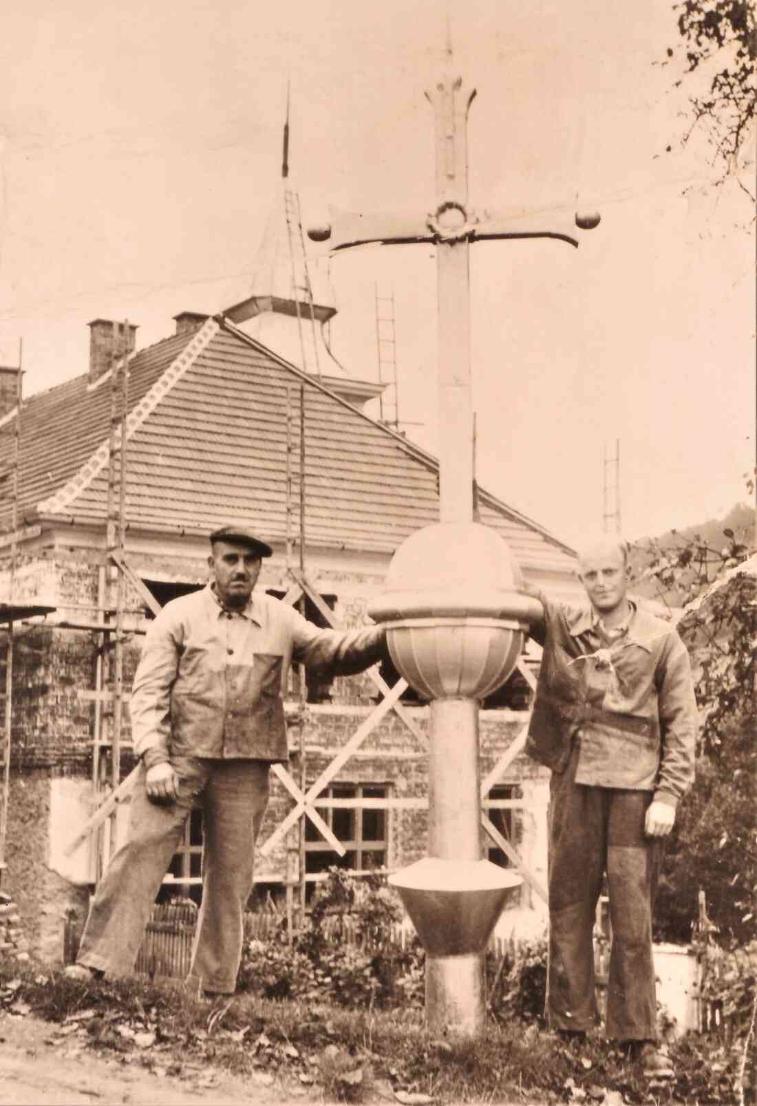 Die beiden Spenglermeister Johann Mareich sen. (*1898 / +1981) und Johann Mareich jun. (*1927 / +2021)