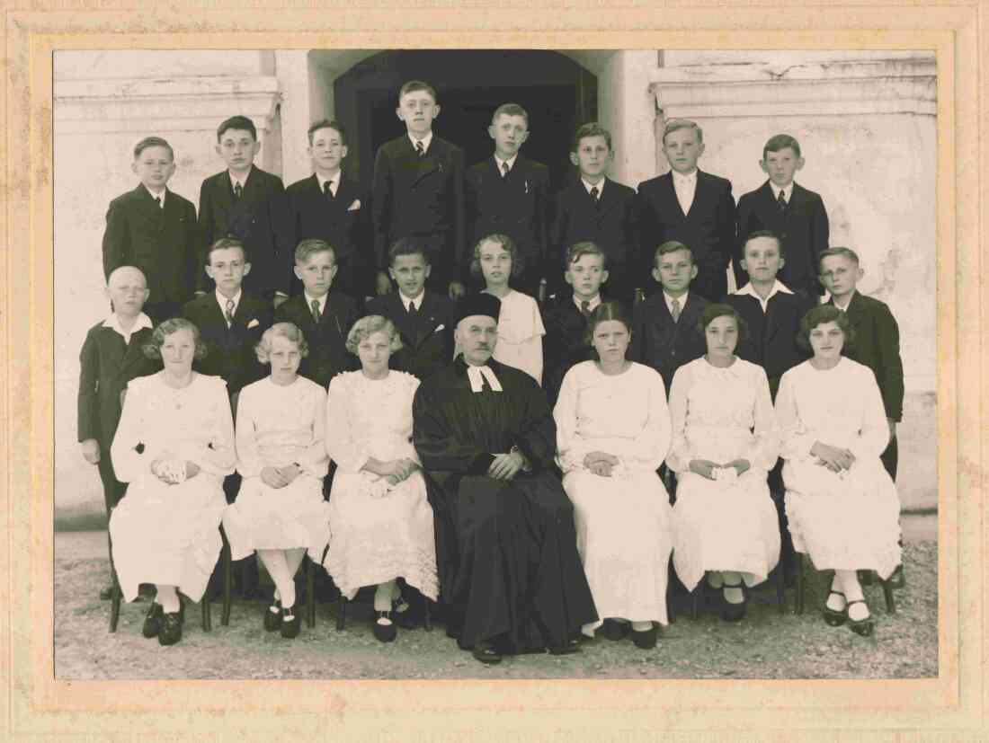 Evang. Pfarrgemeinde AB: Konfirmation 1936 - Geistlinger (auch Geisztlinger)