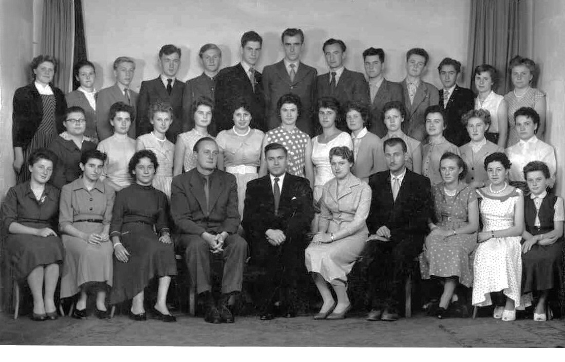 Handelsschule 2. Klasse 1956 - Fassl/Pahr/Berk