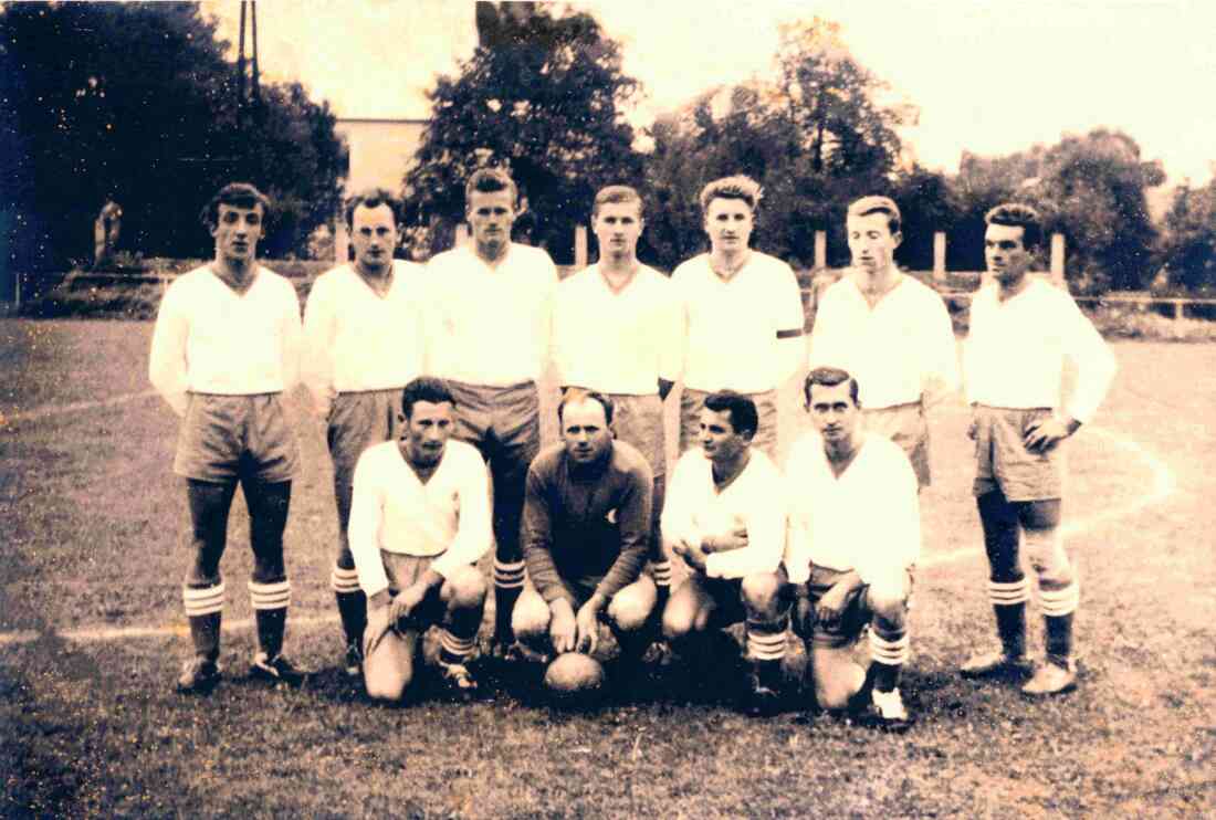 Fußball: die Mannschaft des SC-Oberwart um 1959