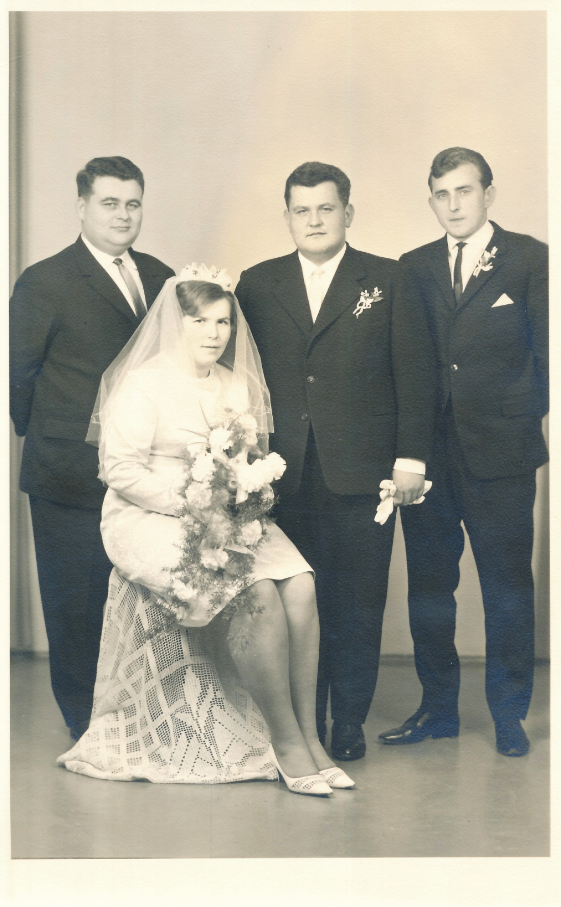 Hochzeit Hermann Pal (*1941/+2007) und Anneliese Pal (geb. Pesenhofer, *1945/+2020) - Gamauf/Milchram