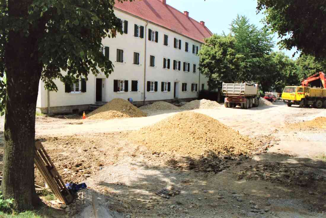 Neugestaltung der Straße in der Südtiroler-Siedlung