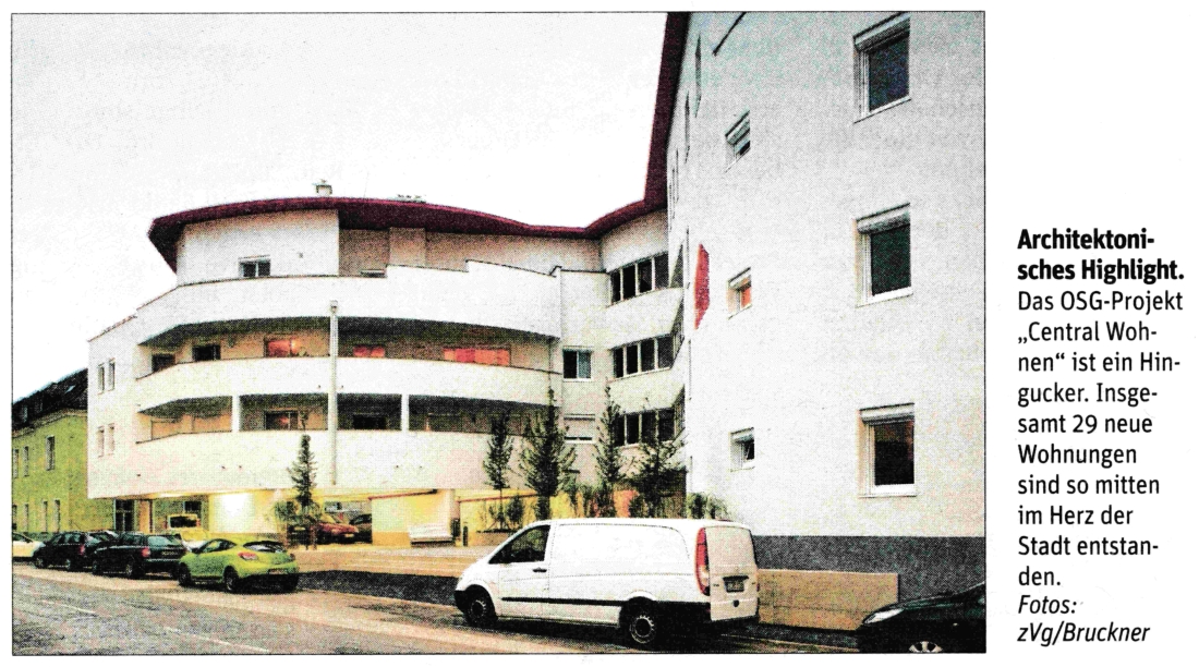 OSG Bau (Evang. Kirchengasse 5): "Central Wohnen"