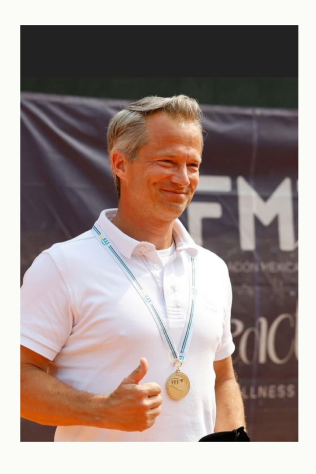 Aktuelle Persönlichkeit der Stadt: Mag. Clemens Weinhandl (*1974) - Tennis-Weltmeister in der Klasse Masters 50+ (Portrait)