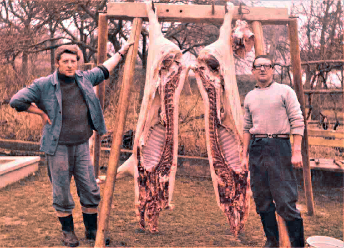 Sauabstechen im Haus Benkö (Am Telek 17) mit Jimmy Nemeth