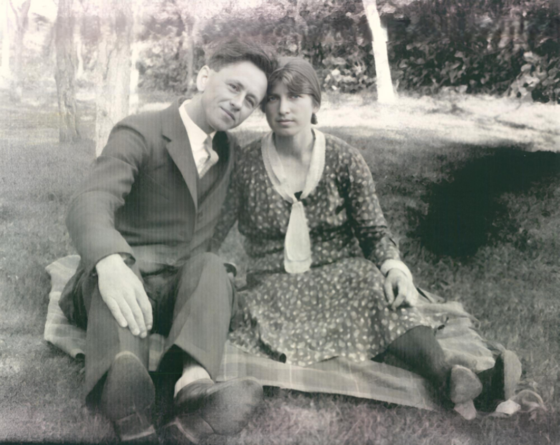 St. Martin: Josef Polster und "Stelzer Minerl" - Hermine Halper