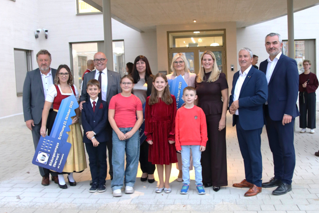 Bildungscampus (Schulgasse 31) mit Volksschule und Räumlichkeiten für die Zentralmusikschule sowie die Stadtkapelle: Eröffnung am 23. Oktober 2025 - Lehner/Bayer-Miertl/Rosner/Tomisser/Imre/Winkler/Leitgeb/Dorner - Geschichte der Volksschule
