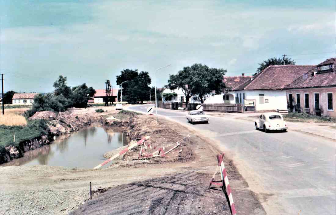 Verlegung der Pinka auf Höhe Steinamangererstraße 104 bis 110 ca.