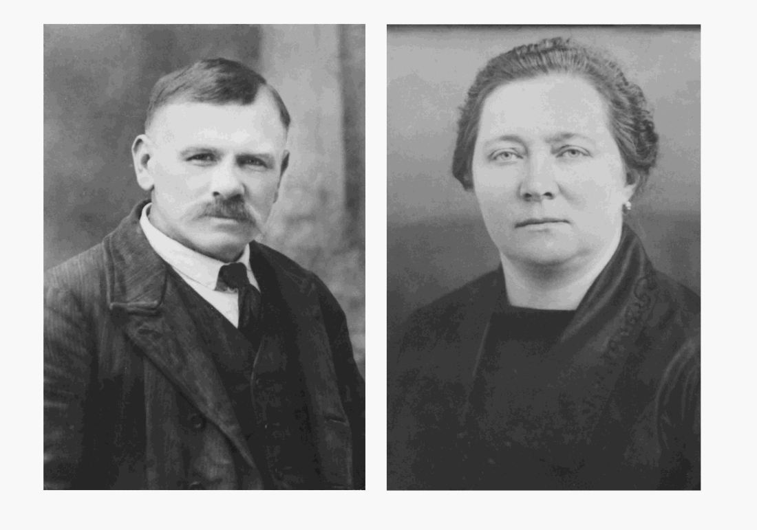 Samuel Adorjan (*1871/+1941) und Anna Benkö (*1882/+1957) - OW 320 / Grazerstraße 32 (Portraits)