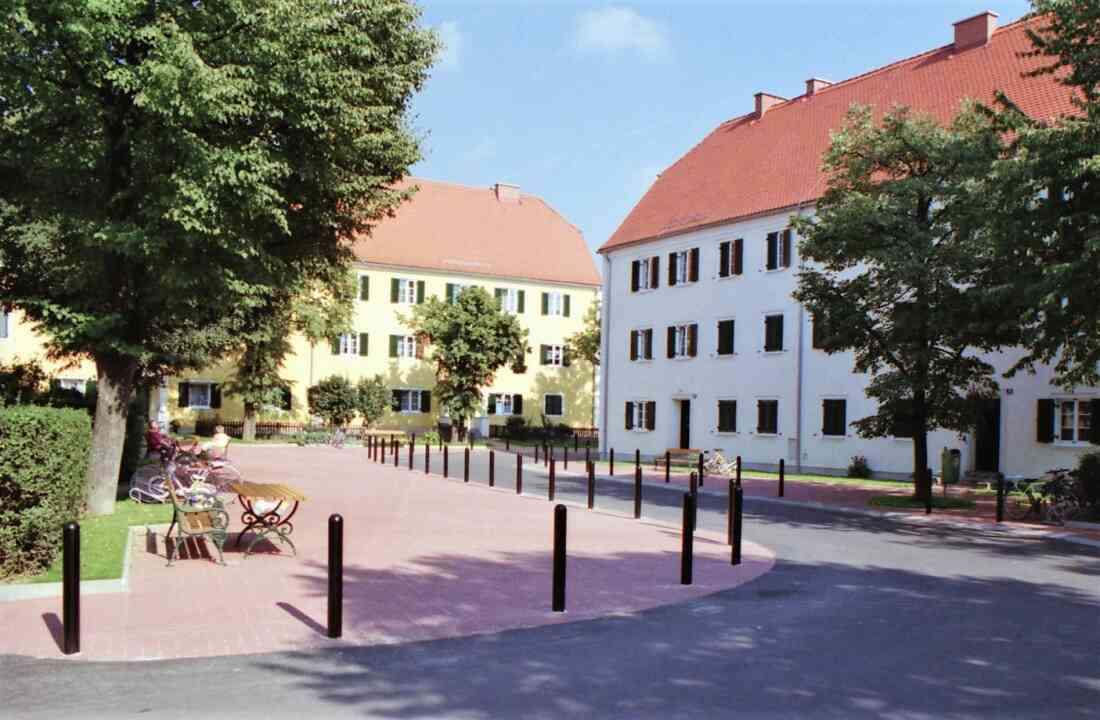 Neugestaltung der Straße in der Südtiroler-Siedlung