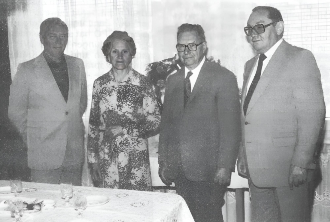 Vertreter der Stadtgemeinde gratulieren dem Ehepaar Langer (Am Telek 2) zur Goldenen Hochzeit - Fülöp/Pieler