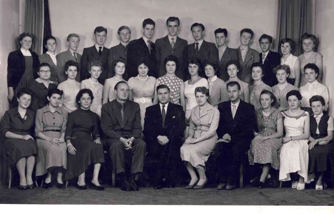 Handelsschule 2. Klasse 1956 - Fassl/Pahr/Berk