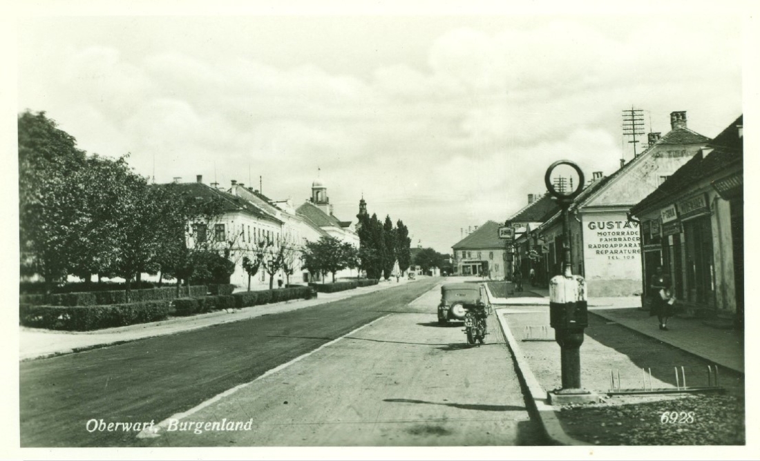 Ansichtskarte: Oberwart, Burgenland - Hauptplatz