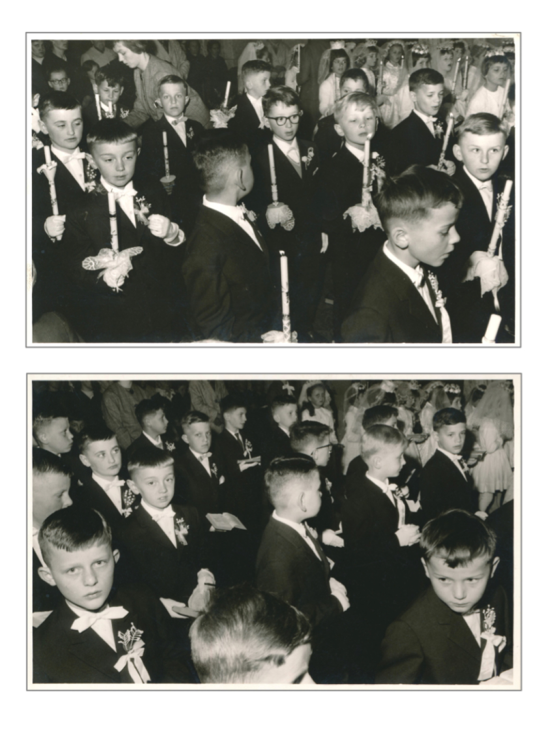 Röm. kath. Pfarre: Hl. Erstkommunion 1964 (Racz/Gilschwert/Schön/Leiner/Weinhofer/Heigl/Kojnek/Drobits/Samer/Eigenbauer/Erdely/Riemer/Gaal)