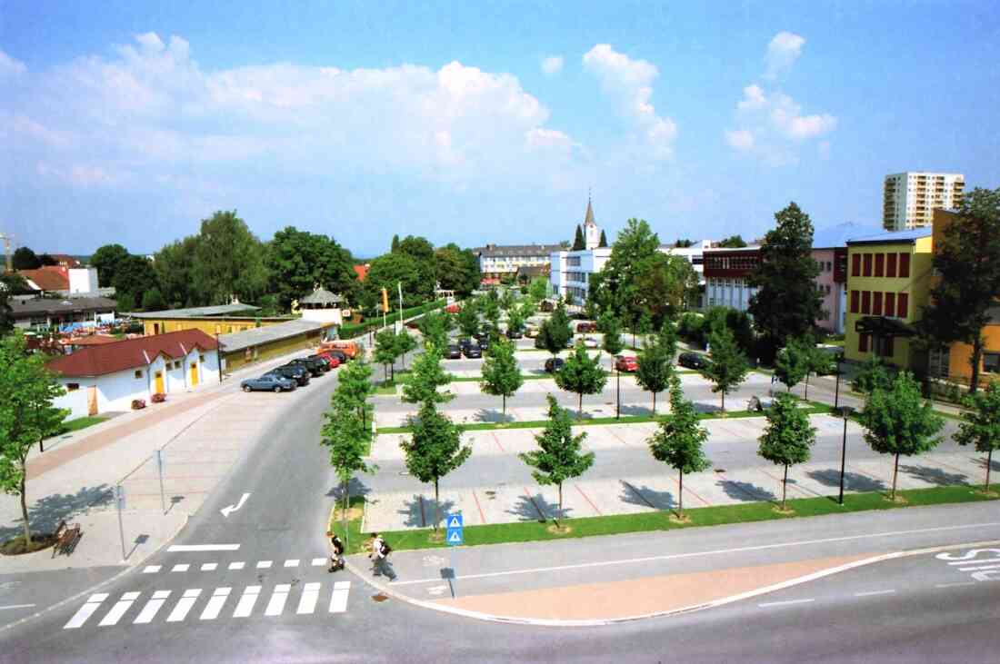 Blick über den Badplatz