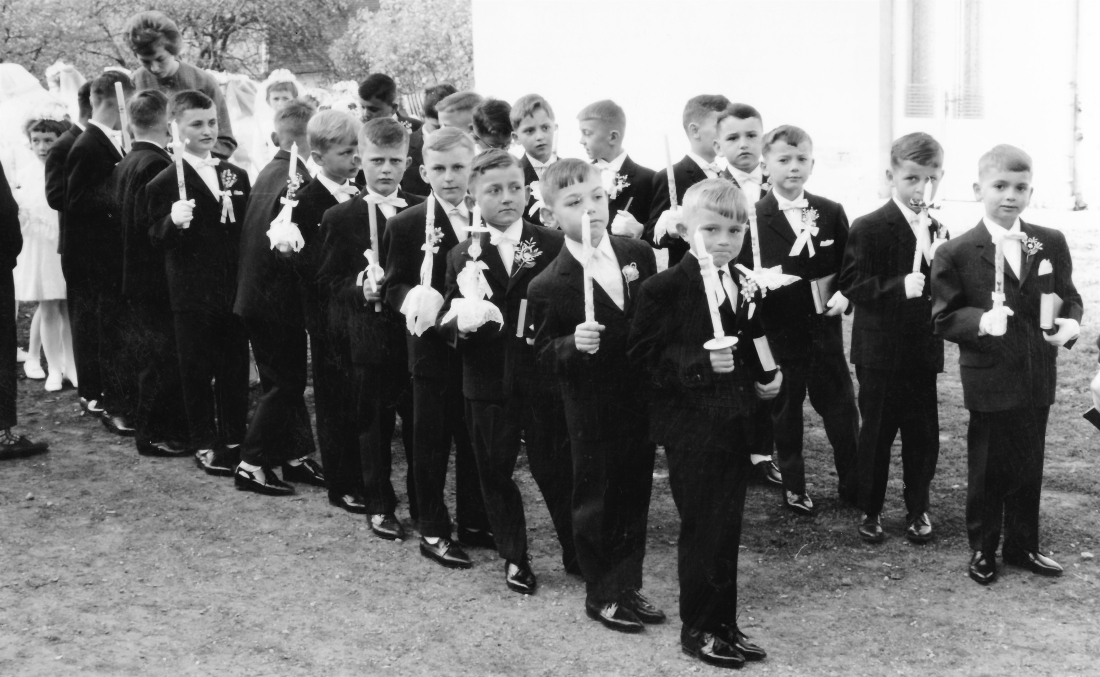 Röm. kath. Pfarrgemeinde: Hl. Erstkommunion  1964