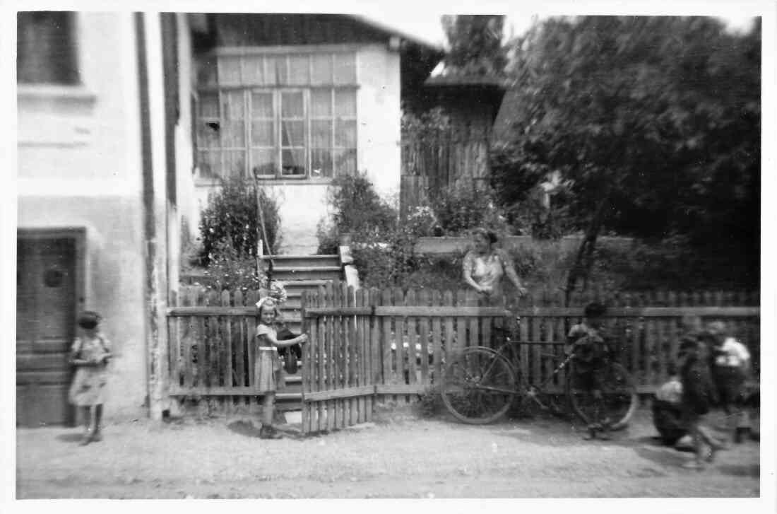 Blick in den Garten des Hauses Steinamangererstraße 19