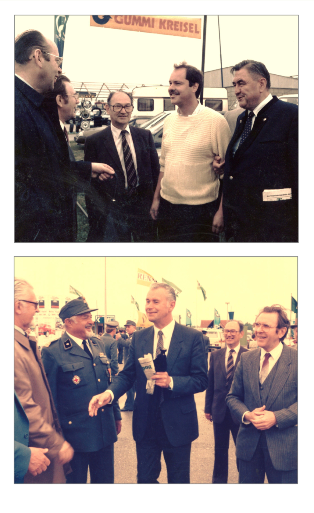 Besuch auf der AGROMOT 1986 - Linzer/Racz/Mikovits/Watzke/Wiesler/Kapper