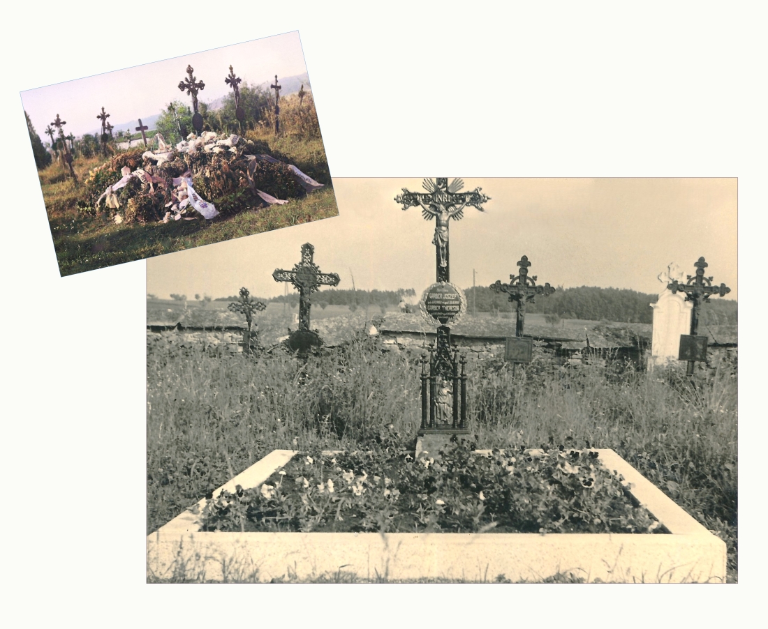 St. Martin: Ortsfriedhof und Grab von Josef und Theresia Garber