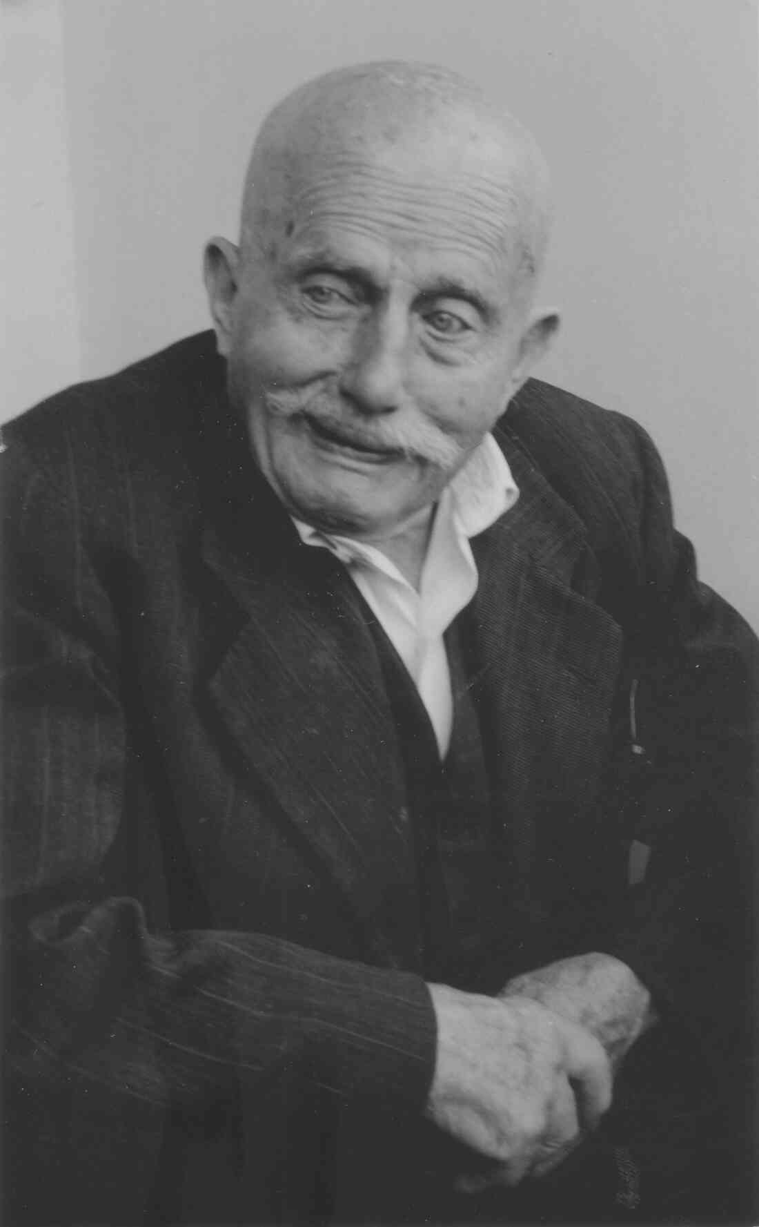Ludwig Schober sen. (Spenglermeister,  *1870/+1967) - Steinamangererstraße 1 (Portrait)