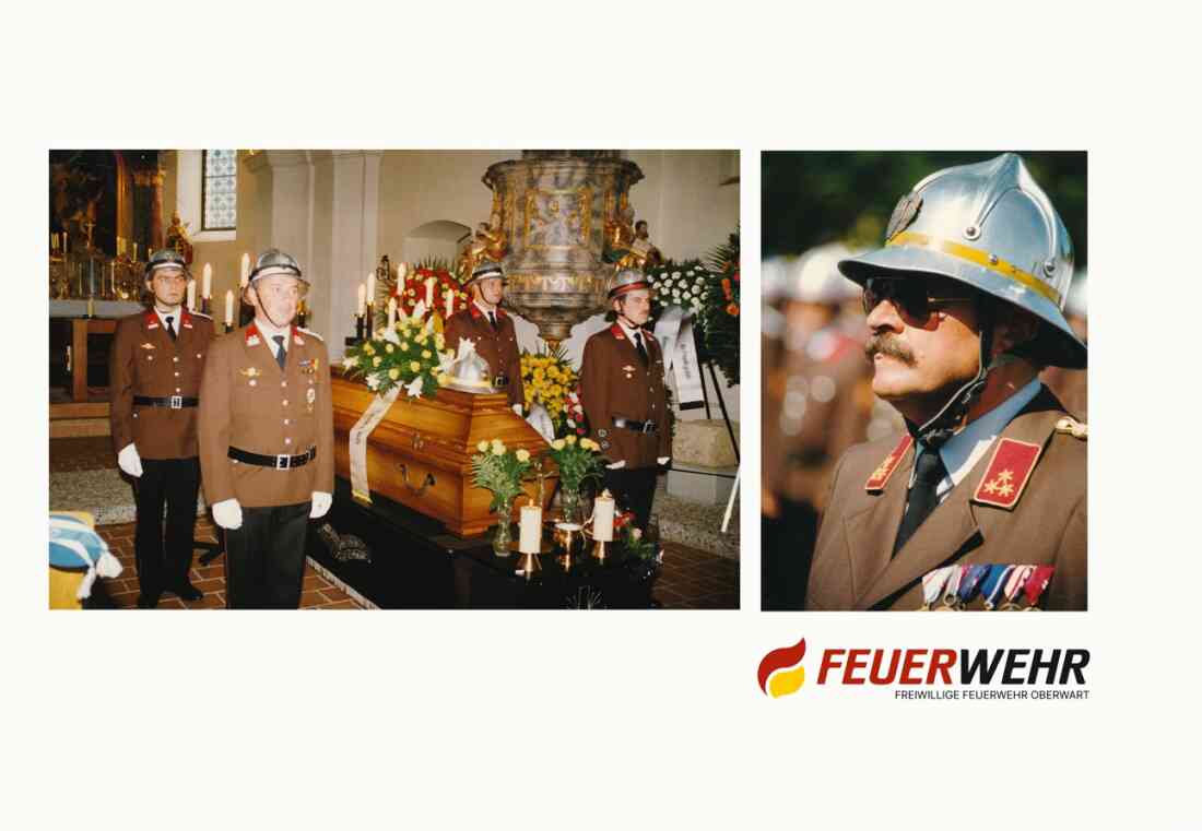 Feuerwehrbegräbnis: HBI Robert Stör (*1949/1997+)