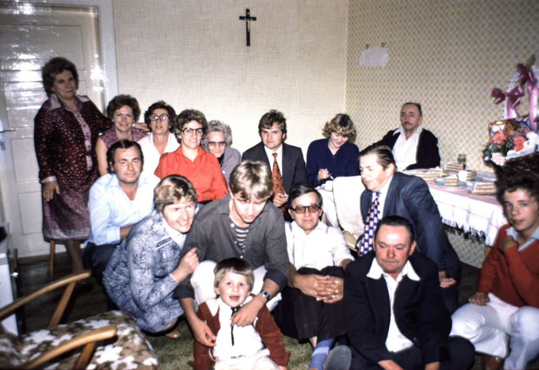 Große Familienfeier zum 80. Geburtstag von Michael Györög (*1899/+1980)