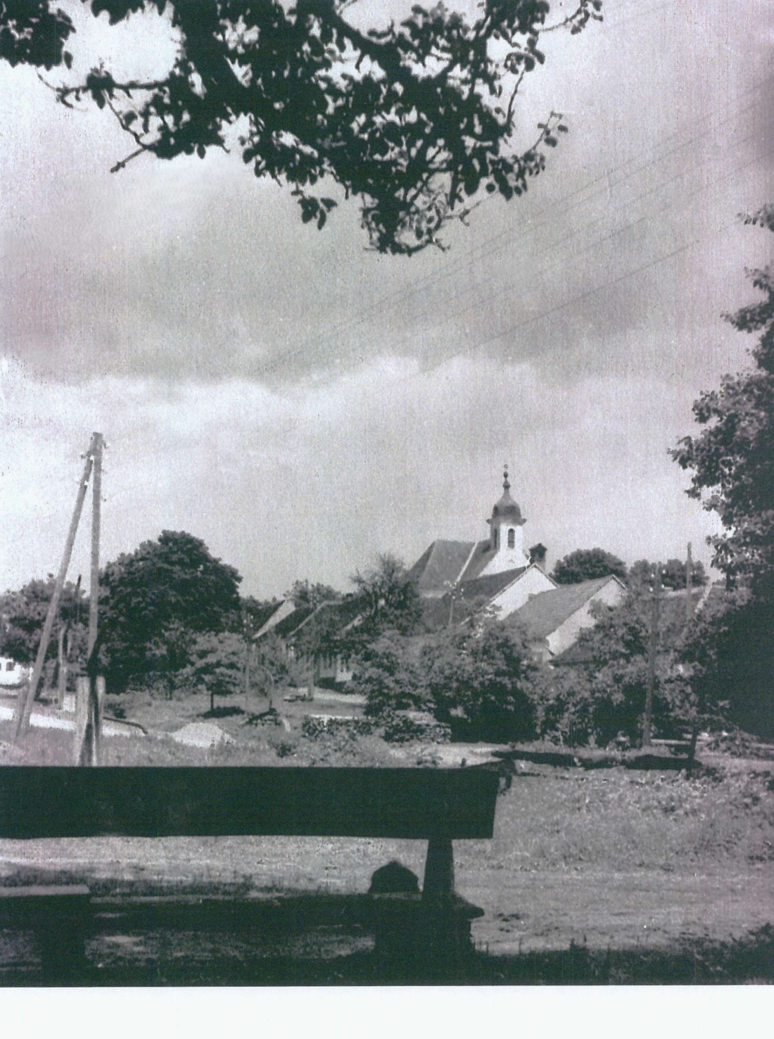 St. Martin: Blick über den Dorfanger gegen Osten