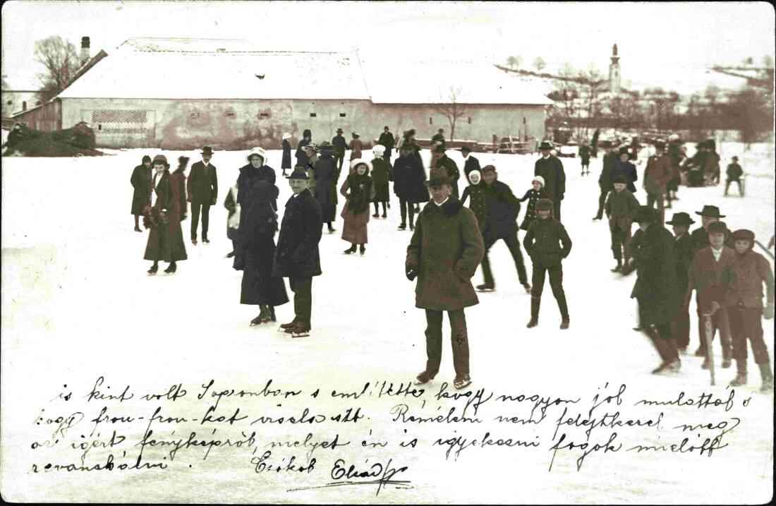 Eislaufen auf den Pinkawiesen