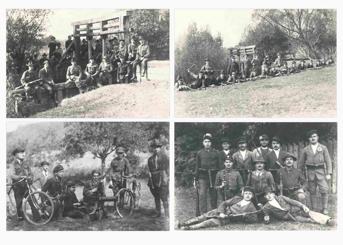 "Freischärlerstaat" Leithabanat (Lajtabánság ung. oder Leitha-Banschaft): Gruppen von Freischärler