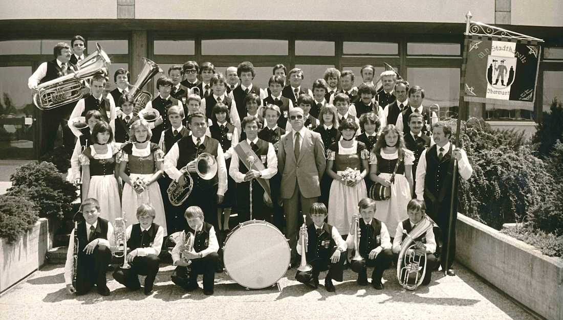 Stadtkapelle - Gruppenfoto 1981