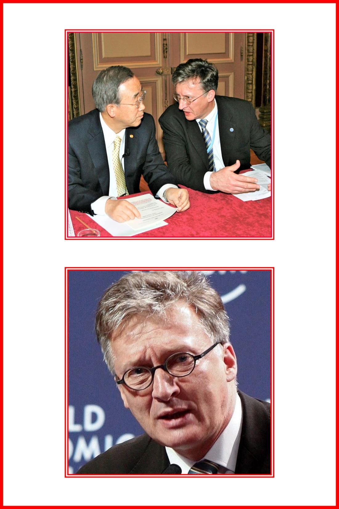 Aktuelle Persönlichkeit der Stadt: Diplomat, Botschafter a.D. Dr. Thomas Stelzer, oben mit UNO-Generalsekretär Ban Ki-moon